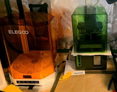 Elegoo Mars 5 & Mercury Ultra Enclosed 3d Resin Printing Setup