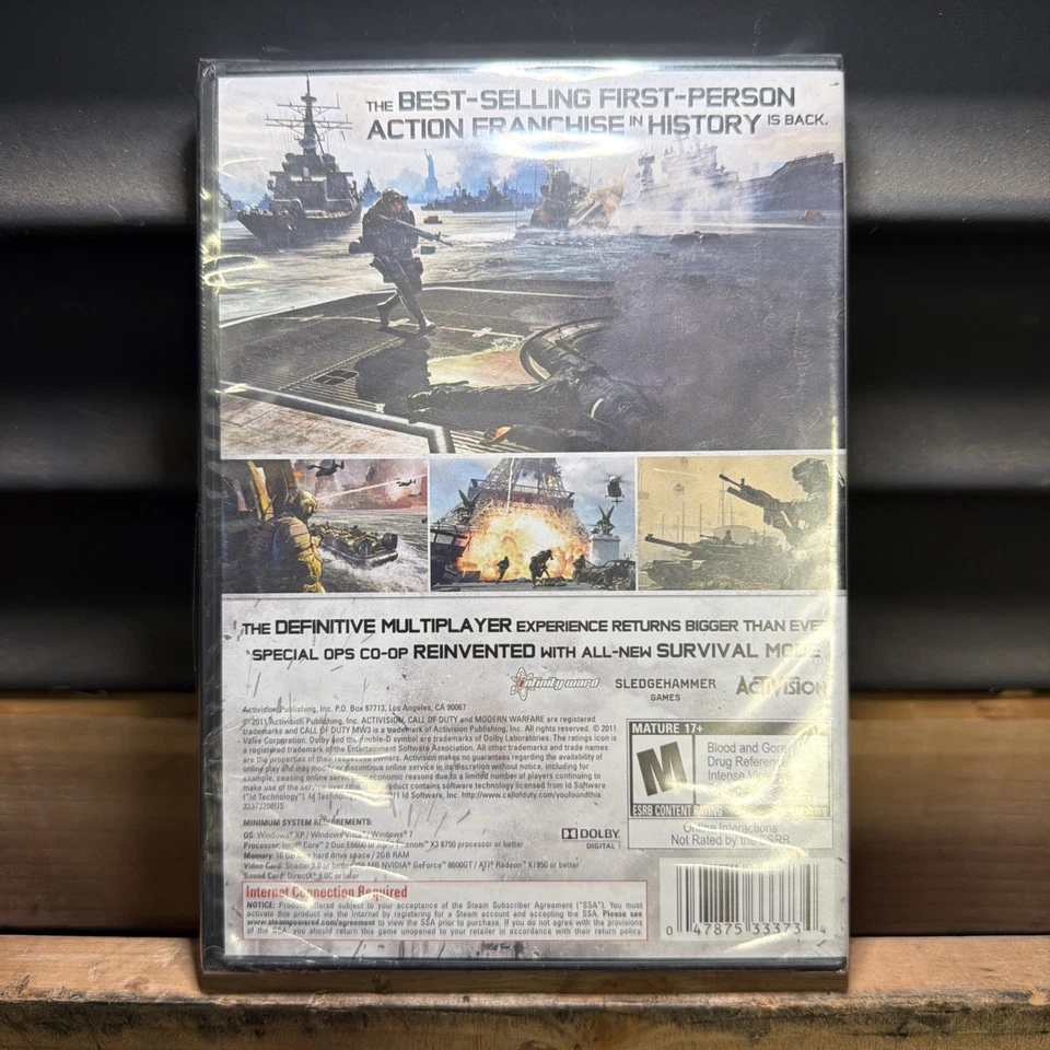Call of Duty: Modern Warfare 3 (PC, 2011) SEALED NEW! - Image 2 of 4