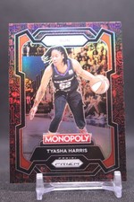 Tyasha Harris #24 2024 Panini Prizm Monopoly WNBA Red Classic Icons Prizms