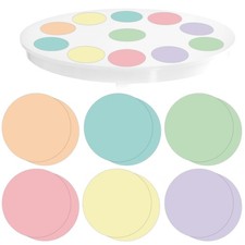 18 PCS Dry Erase Dots Classroom Tables Colorful Circles Removable Wall Spots