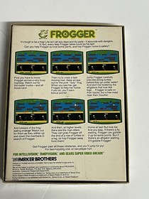 FROGGER Intellivision Video Game Complete W/Box & Manual Tandyvision Sear Arcade