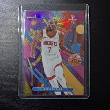 2025-26 Topps Finest - Oil Spill Refractor SP - Kevin Durant #83 Rockets