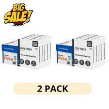 2 Pack Pen Gear Copy Paper 8.5 x 11 92 Bright White 20 lb 5 Ream 2500 Sheets