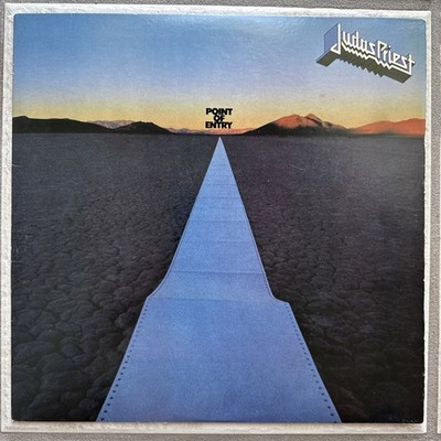 Judas Priest ''Point of Entry'' Vinyl LP (1981) Columbia FC 37052