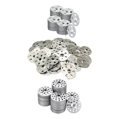 200 Pieces Foam Board Fasteners Flat Gaskets Pin Fasteners Load Spreading Washer