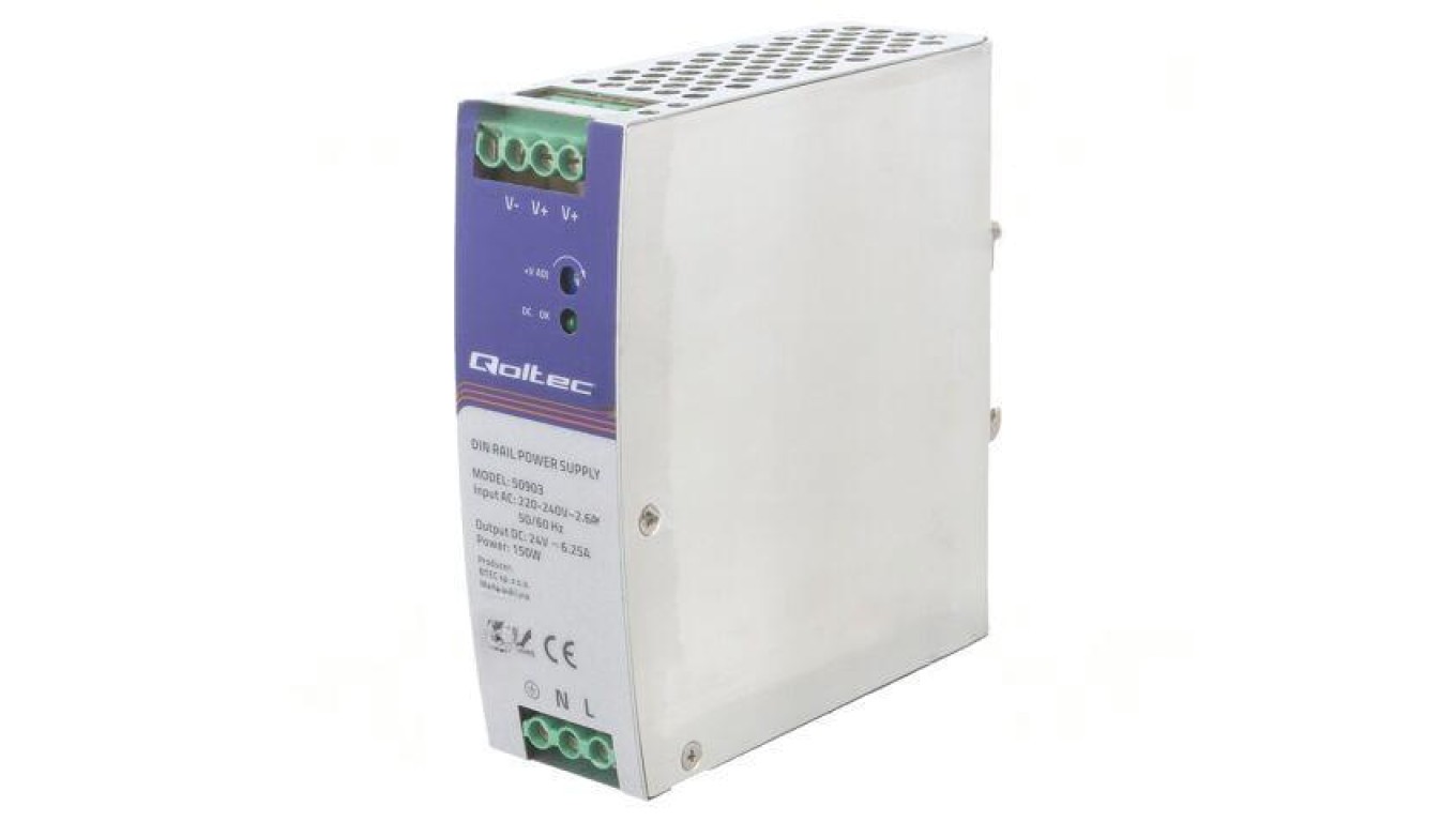 Switching Power Supply: For DIN Rail, 150W, 24VDC, 6.25A 50903