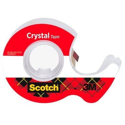 Scotch Klebefilmabroller Crystal Tape rot