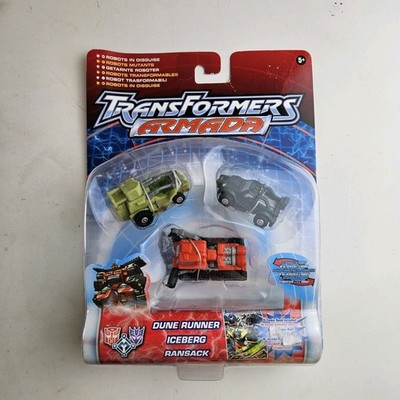 Transformers Armada - Dune Runner, Iceberg, Ransack - Originalverpackt