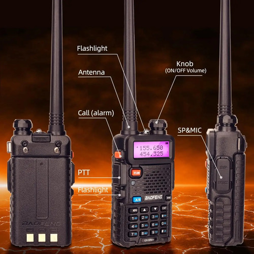 For Baofeng UV-5R 8W Tri-Power Walkie Talkie Dual Band Long Range 128CH Portable - Picture 5 of 29