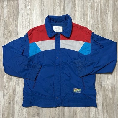 Maier Sports winter Ski snowboard Jacket  Size M/L Blue Measurements Shown