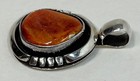 Vintage Joe N. McCabe Navajo Sterling Silver & Spiny Oyster Pendant — photo 4