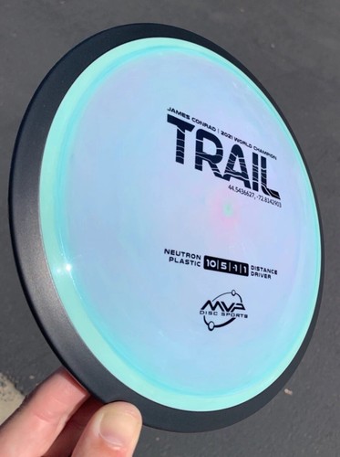 Axiom MVP Neutron Trail - Transitional Color Swirl James Conrad Series Disc Golf - Picture 4 of 12