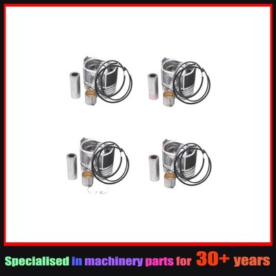 4 sets pistons For Cummins QSB3.3 B3.3 Engine Daewoo 460 470 Aftermarket Parts