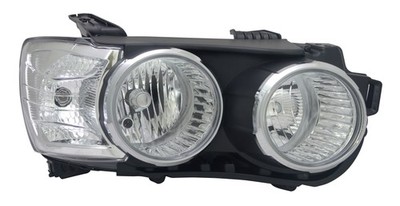 Scheinwerfer rechts für Chevrolet Aveo T300 H7 / H1 Motor Schwarz Chrom LWR