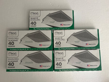 Lot Of 5 Mead Security Envelopes 10, 4 1/8" x 9 1/2"
