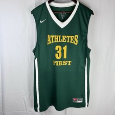 Athletes First Nike Team Dri-Fit Basketball Green Jersey #31 Size XL Athletic