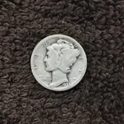 1935 Mercury Dime Winged Liberty Head 90% Silver Fine-Condition