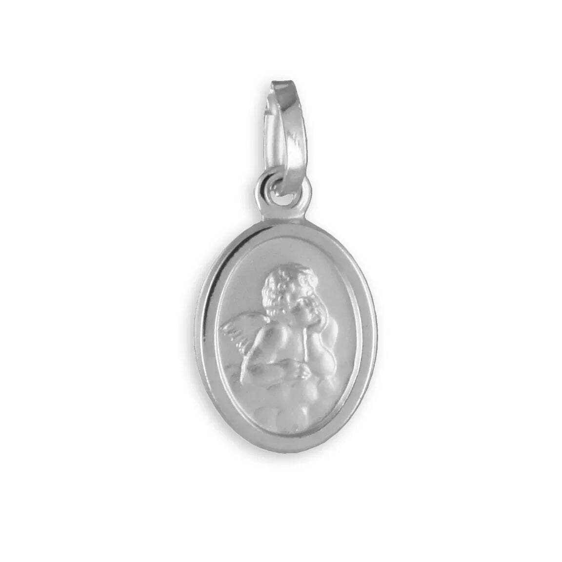 925 Silber Schutzengel Anhänger für Kette - Geschenkidee für Damen Herren