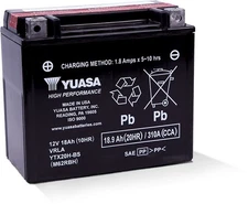 Yuasa Maintenance Free YTX20HBS 12V Battery For Yamaha SR Viper RTX DX 2014-22