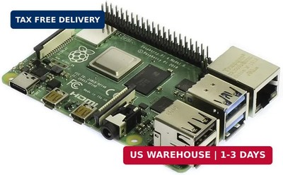 Raspberry Pi 4 Model B 2019 Quad Core 64 Bit WiFi Bluetooth (1GB)