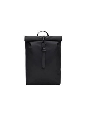 Rucksack RAINS Unisex, Modell Rolltop Rucksack Mini, 38x28x12 CM, Farbe Schwarz