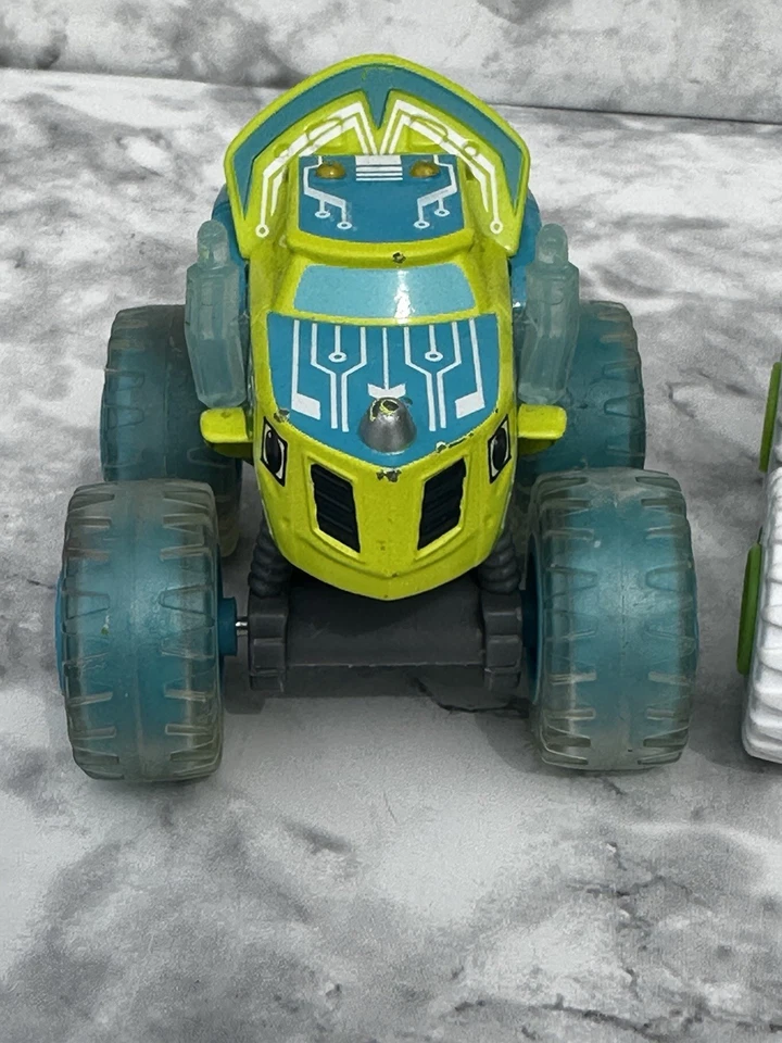 9 Lot -Blaze and The Monster Machines Diecast Viacom Trucks 2014- Starla, Rudy - Image 3 of 4