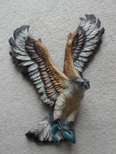Vintage Fraser Art Bossons Osprey with Fish Wall Plaque (a)