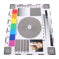  CCTV Focus Test Chart: Lens Alignment Target - Large Wall-Mounted Calibration