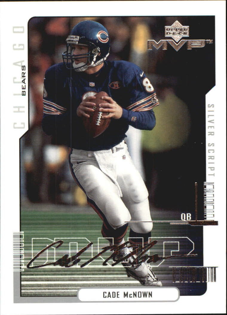2000 Upper Deck MVP Silver Script #28 Cade McNown - FB