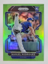 2022 Panini Prizm Tier II Lime Green Prizm 114/125 Manuel Rodriguez #153 RC