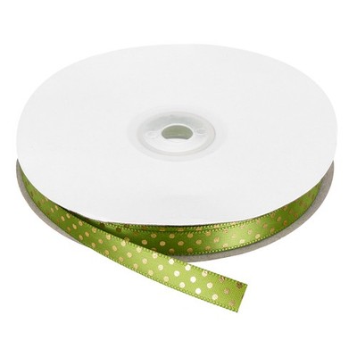 Grosgrain Ribbon 50 Meters 3/8 Inch Light Green for Craft Decoration
