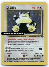 Snorlax #11 Prices | Pokemon Jungle | Pokemon Cards