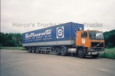 LKW Foto Volvo F12 Planensattelzug orange S #q1ss