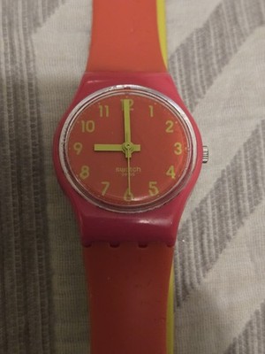 Swatch Biko Rose Watch Excellent Condition New Battery ! Serviced !