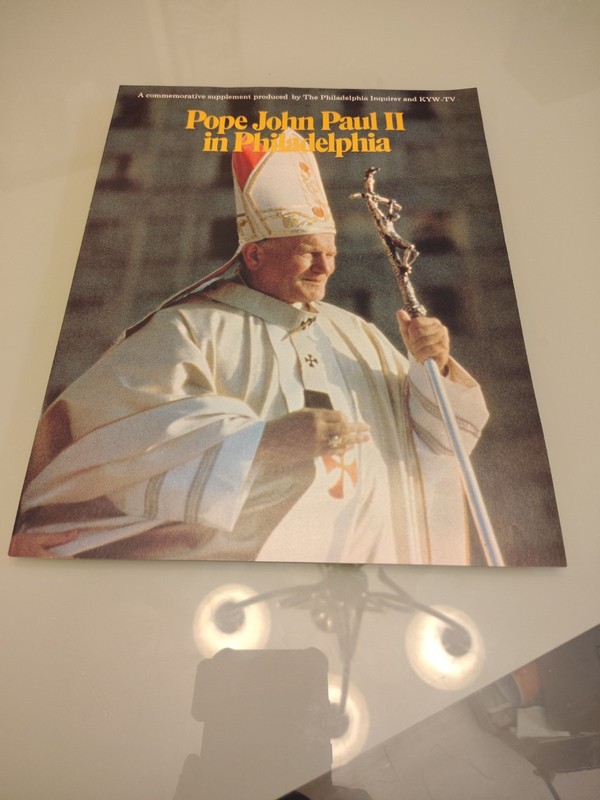 Pope John Paul The Second In Philadelphia Commemorative Magazine