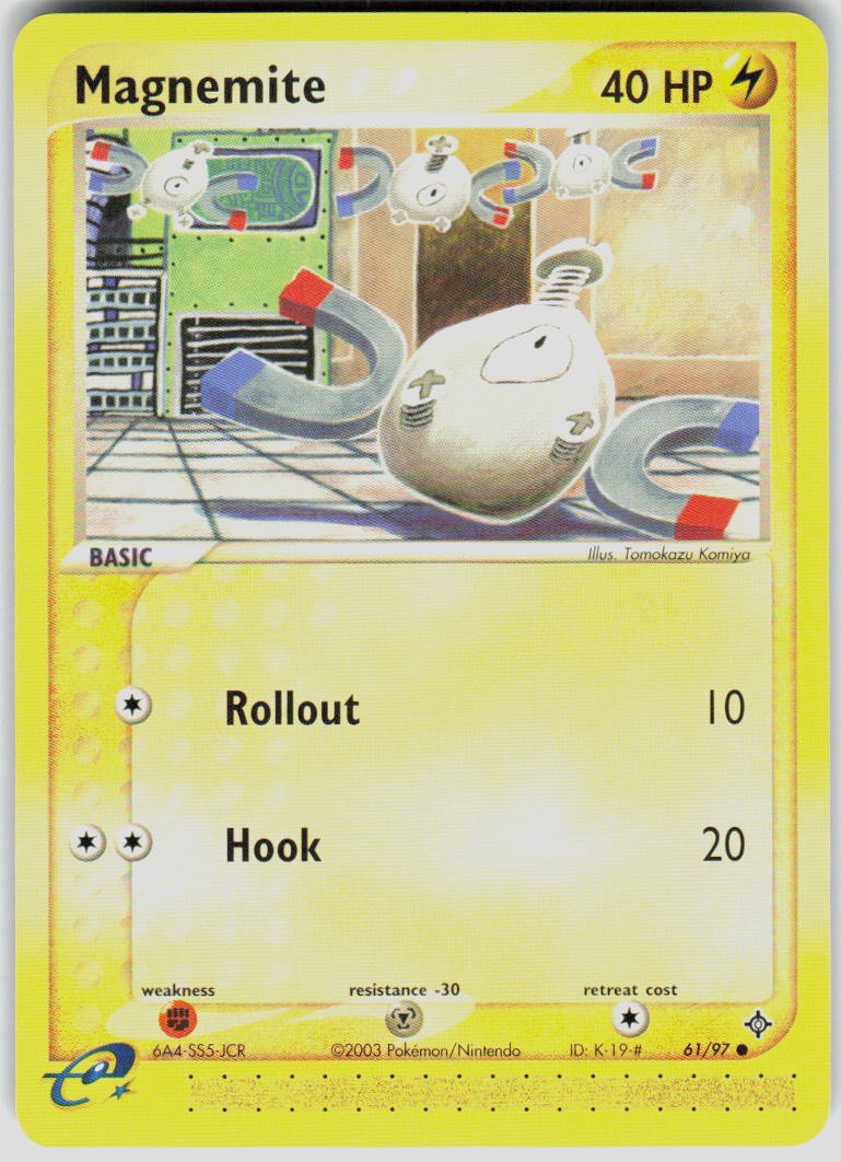 Magnemite 61/97 EX Dragon Pokemon