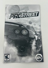 Need for Speed ProStreet PS2 Play Station 2 2007 Complete CIB Video Game Tested