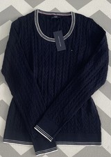 Women Tommy Hilfiger Knit Sweater Size L/ 100 Authentic Brand New