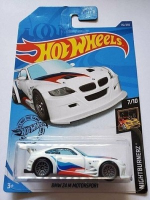 Hot Wheels 2020 Nightburnerz Z4 M Motorsport, White 172/250