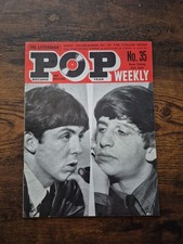 Pop Weekly Magazine The Beatles Second Series 25/04/1964 No. 35