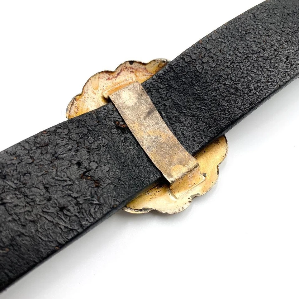 Cinturón Ralph Lauren Vintage Western Concho Hombre’s 80s 90s Cuero Antiguo Raro Foto 4 de 4