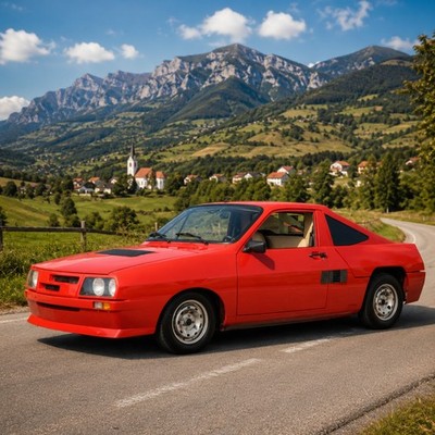 Dacia Sport Prototype Romanian Sports Coupe Wall Art Poster