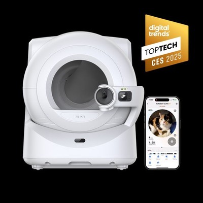 PETKIT Purobot Ultra Self-Cleaning Cat Litter Box with AI Camera & Odor Control