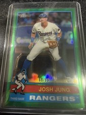 Josh Jung Topps 2025 Heritage 68/99