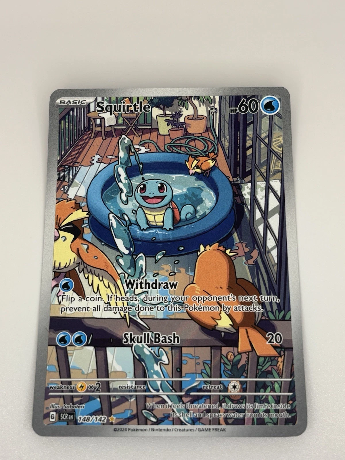2024 Pokemon Stellar Crown Squirtle #148/142