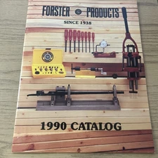 1990 FORSTER PRODUCTS CATALOG, BENCH REST RELOADING DIES