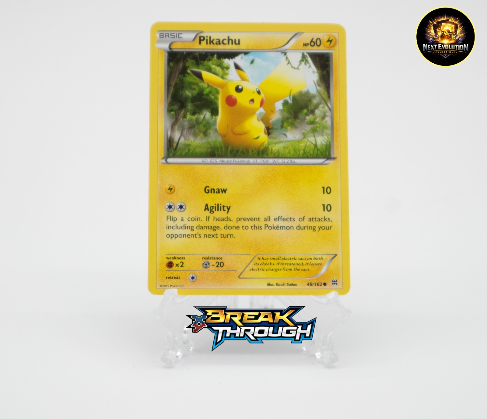 Pikachu Common XY: BREAKthrough 48/162 NM