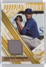 2019 Elite Extra Edition Prospect Materials Gold 25/99 Jonathan Hernandez 0q1p