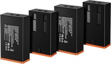 4 Pack rechargeable Battery 5000mAh for Moultrie Power Mag Edge / 2 / Pro