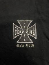 Hard Rock Cafe Motorcycle Tee Size XL Chrome Text
